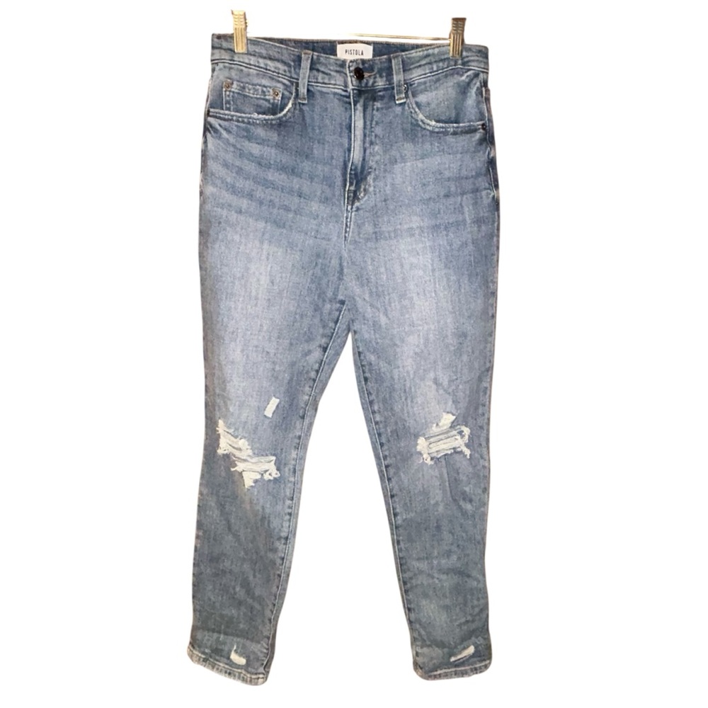 Pistola Distressed Skinny Jeans‎ Womens Size 28 Stretch Denim High Rise